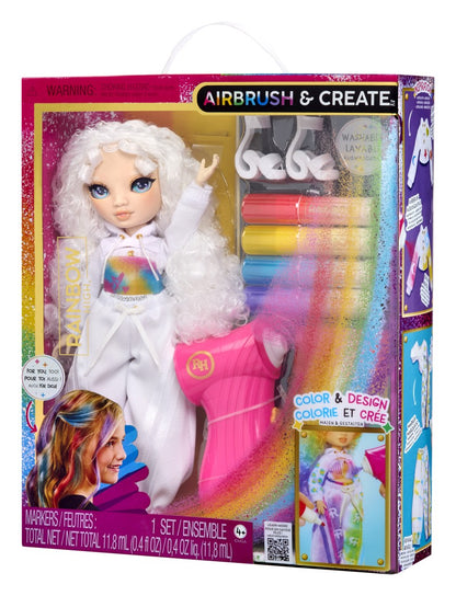 Rainbow High Air Brush panenka - zelené oči