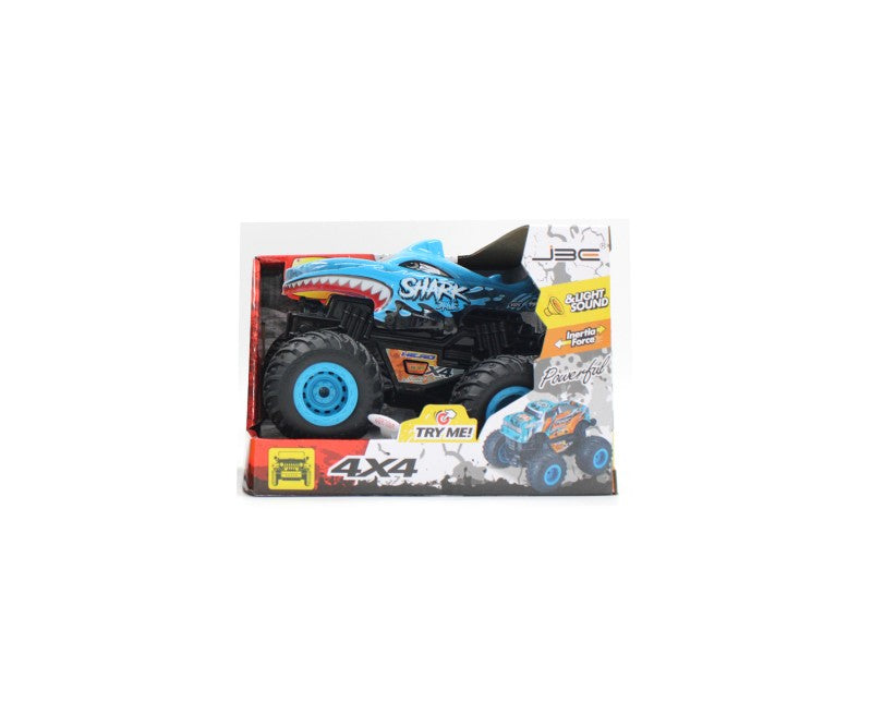 Auto Shark kola 4x4 červené
