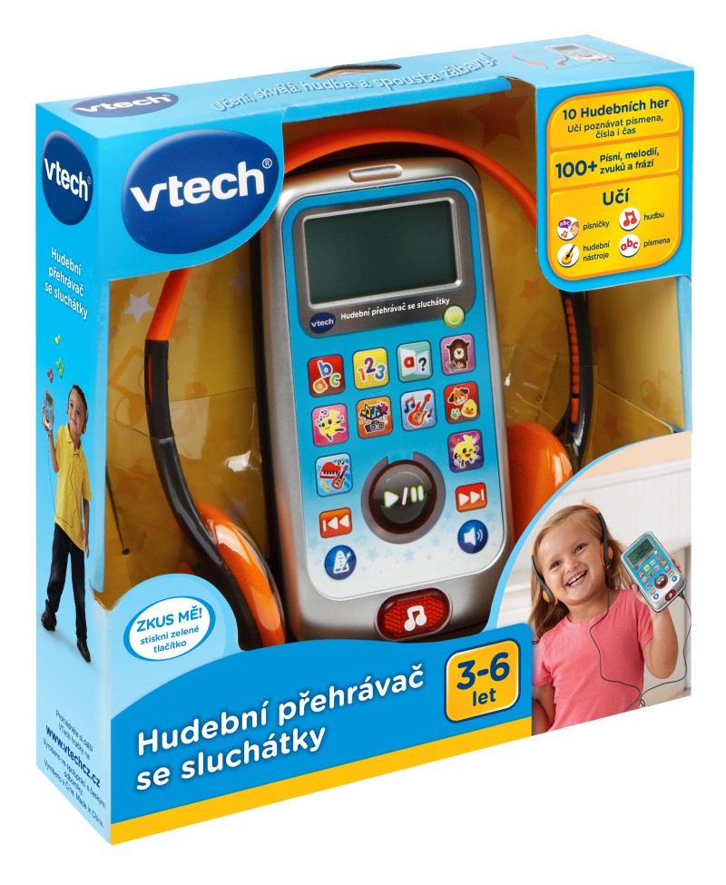 Hudební přehrávač se sluchátky CZ