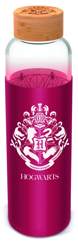 Skleněná láhev s návlekem 585 ml, Harry Potter