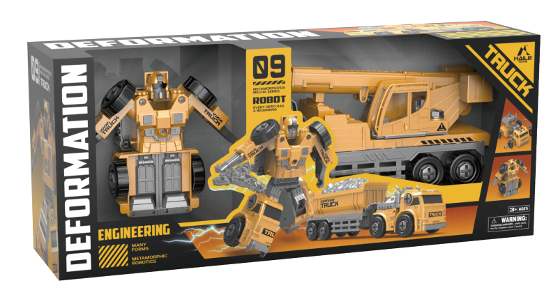 Transformer truck jeřáb - robot