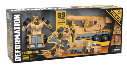 Transformer truck jeřáb - robot