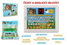 Naučný tablet moudré sovy dvojjazyčný