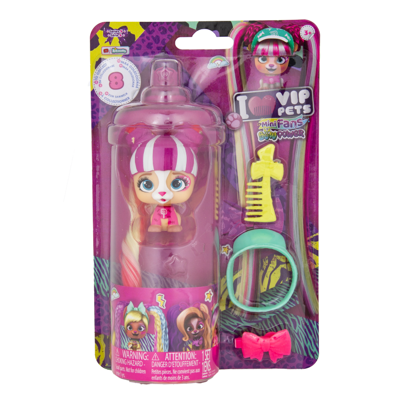 VIP Pets mini bow power CDU blister 9 ks Coco