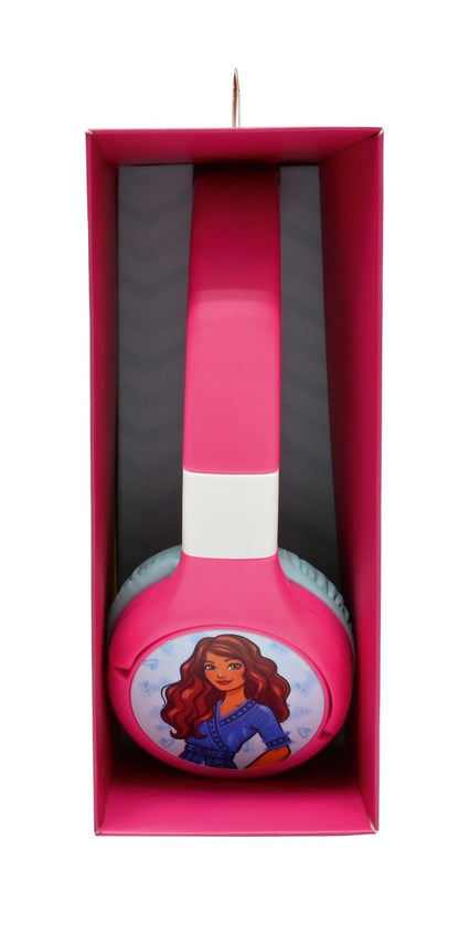 Lexibook 2v1 bluetooth skládací sluchátka Barbie s limitem hlasitosti