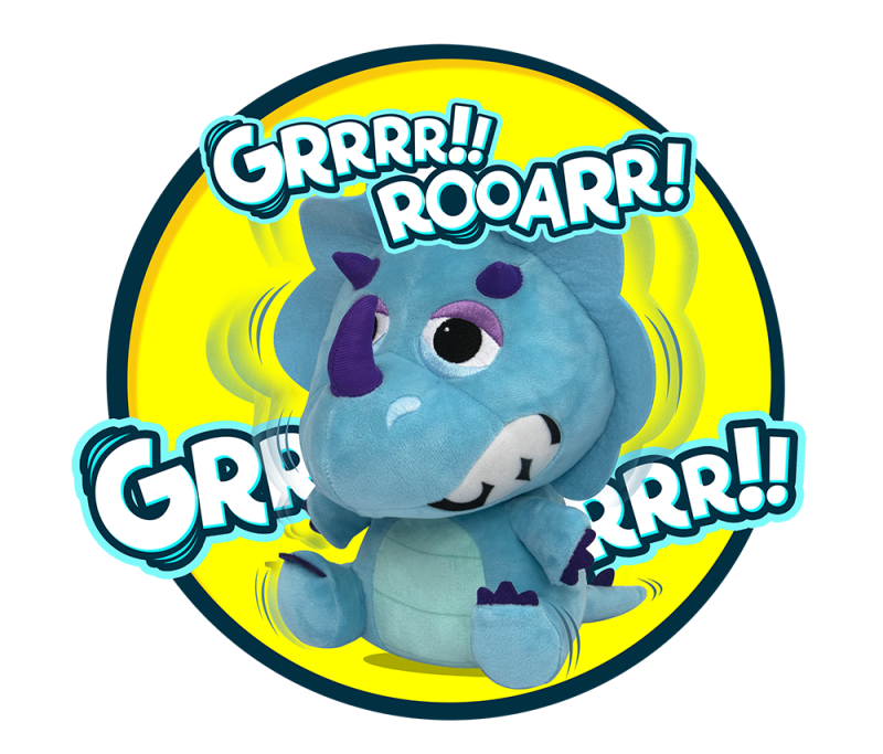Dinosaurus ve vajíčku Roarasaurus