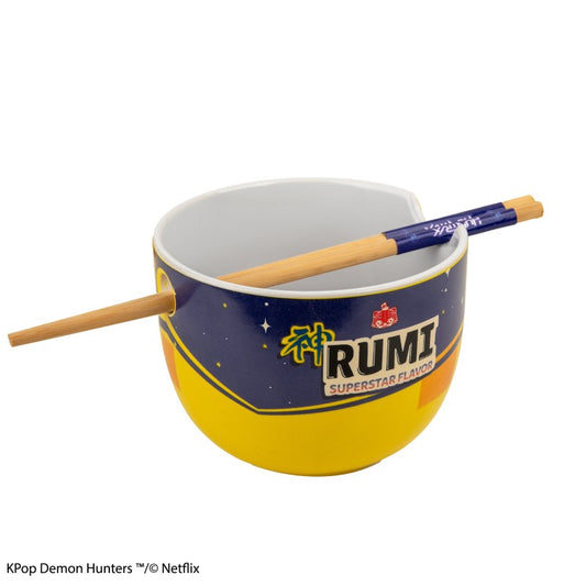 K-pop Demon Hunters ramen miska s hůlkami (Rumi Superstar Flavor)