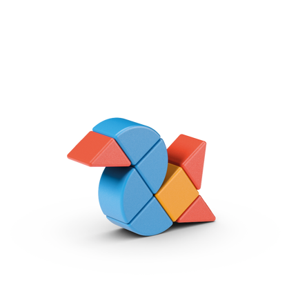 Geomag Magicube Blocks&Cards 16 dílků