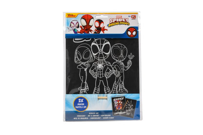 Vyškrabávací obrázky Spidy