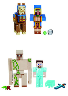Minecraft 8 cm figurka dvojbalení Skeleton and Trap Horse