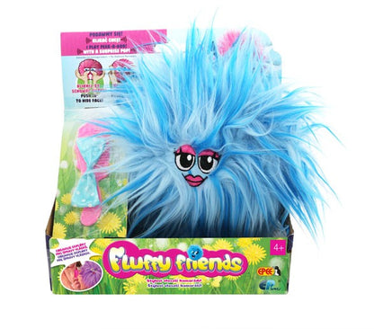 Fluffy friends Modrá