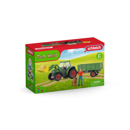 Hrací sada Traktor s přívěsem a figurkami