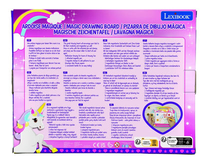 Lexibook vícebarevná kreslící tabulka Jednorožec s razítky