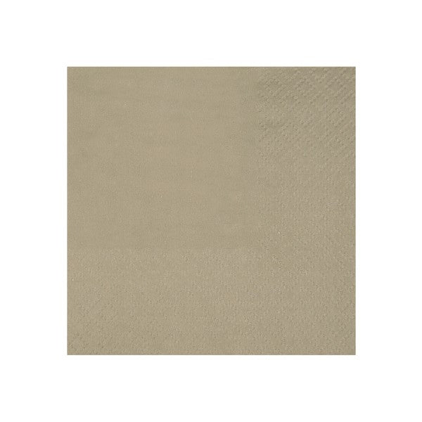 Ubrousky Taupe 21 x 20 cm 25 ks