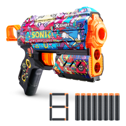 ZURU X-SHOT Skins Flux Sonic the Hedgehog - více druhů