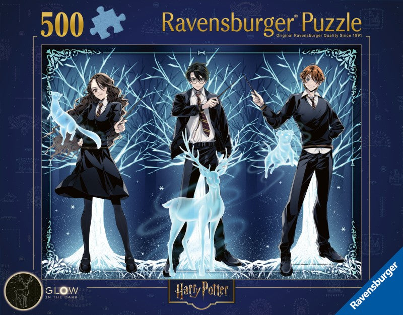 Puzzle 2D Harry Potter: Svítící Patron 500 dílků