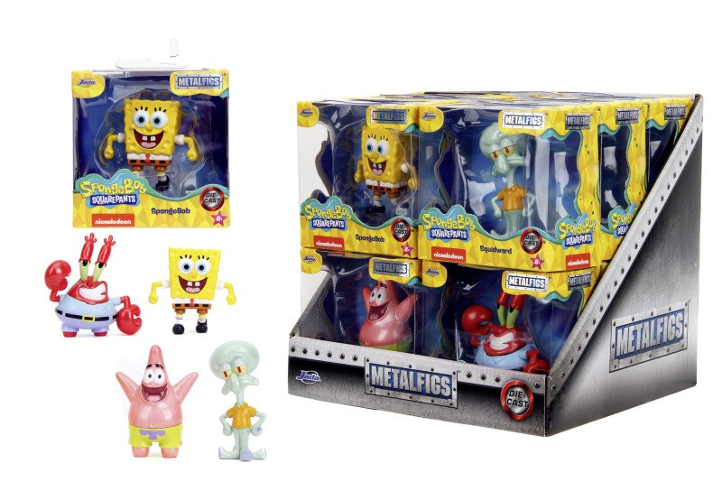 Sponge Bob figurka 2,5", 4druhy, Wave 1