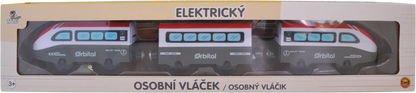 BABU vláčky - Elektrický osobní vláček - set 3 ks