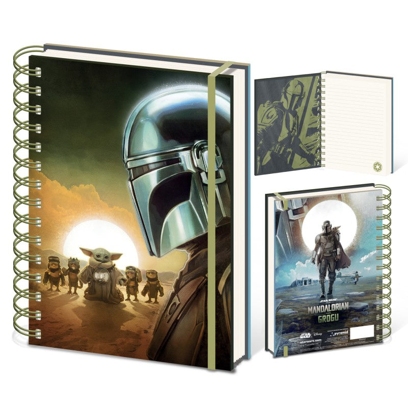 Mandalorian a Grogu blok A5 (Sunset) DPL10
