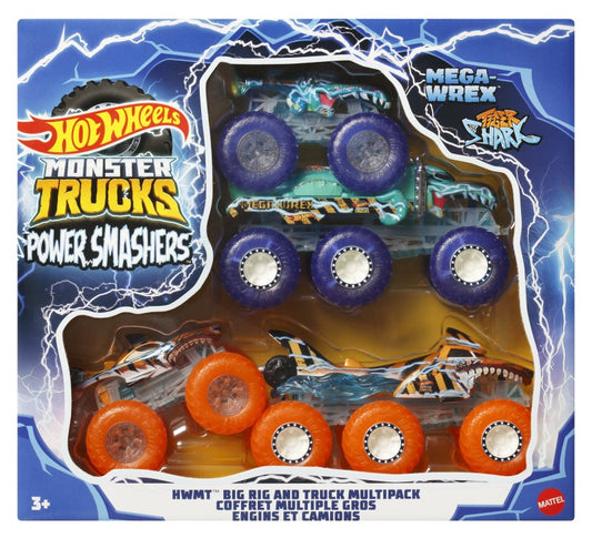 Hot Wheels monster trucks power smashers tahač a truck