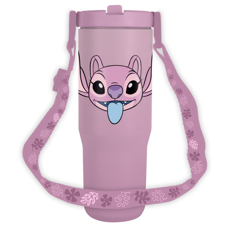 Lilo a Stitch cestovní hrnek s popruhem Angel