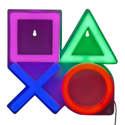 Playstation neon světlo