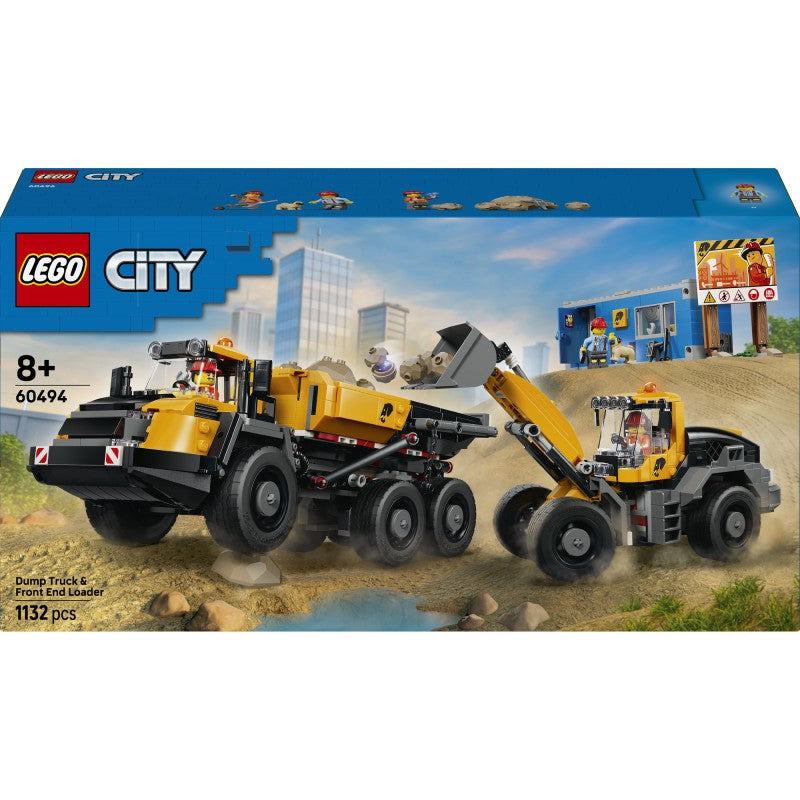 LEGO® City 60494 Sklápěč a čelní nakladač