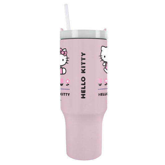 Hello Kitty cestovní hrnek s brčkem