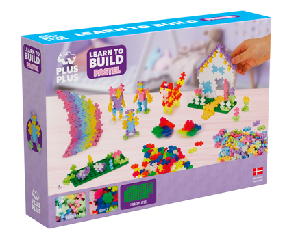 Plus-Plus Nauč se stavět Pastel (600 ks)