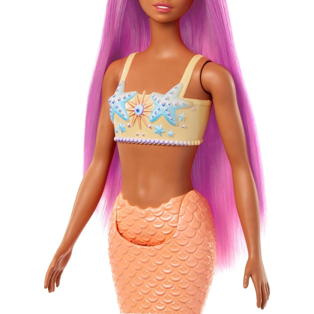 Barbie pohádková mořská panna žlutá
