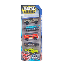 Metal Machines City force Sada aut 5 ks