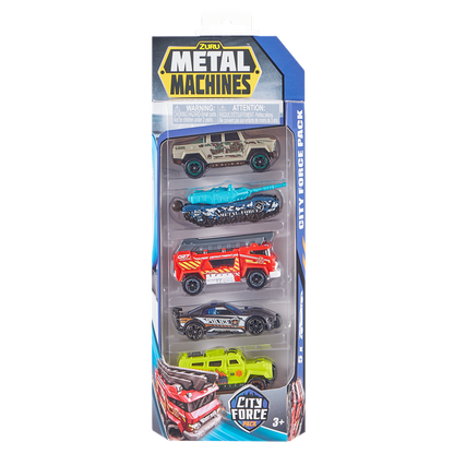 Metal Machines City force Sada aut 5 ks