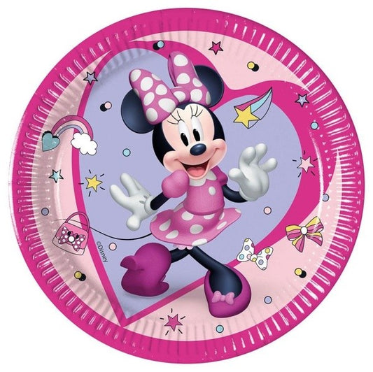 Talířky papírové Minnie Junior 19,5 cm 8 ks