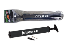 Ruční pumpička na míče JollyStar modrá