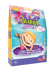 Prášek Glibbi Glitter Slime sliz fialový třpytivý, DP10