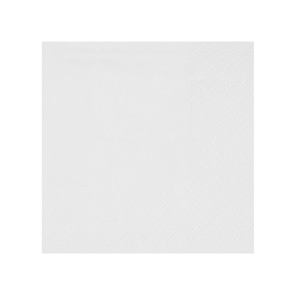 Ubrousky papírové bílé 21 x 20 cm 25 ks