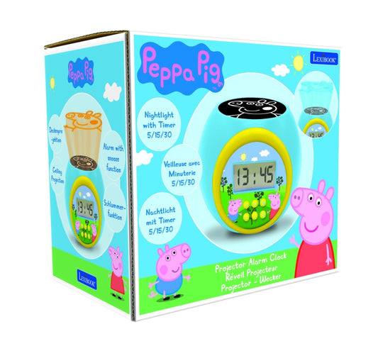 Lexibook budík Prasátko Peppa se stropním projektorem