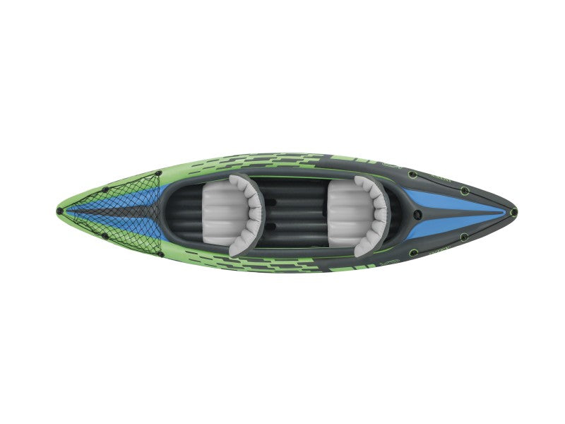 Kajak CHALLENGER K2 KAYAK  vč. Pádel Zelená
