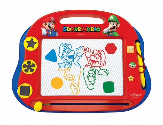Lexibook vícebarevná kreslící tabulka Super Mario s razítky