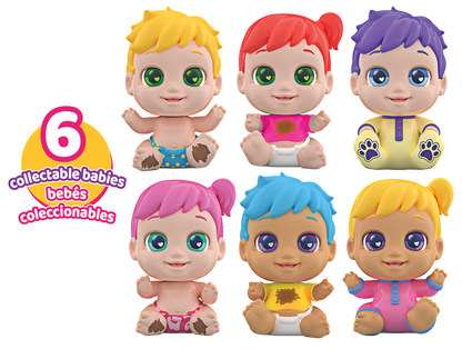Baby Buppies miminko Kluk žluté vlasy koupání