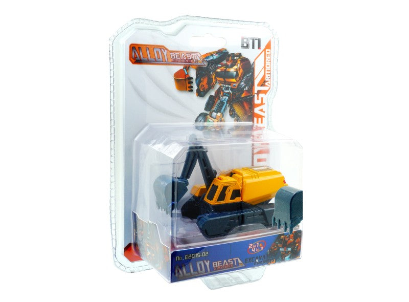 Transformer truck - stavební stroj-robot