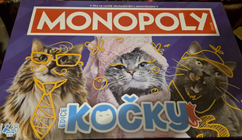 Společenská hra Monopoly Kočky