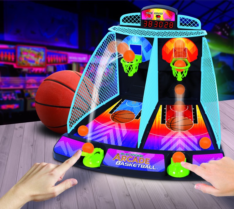 Elektronická hra Basketbal neon