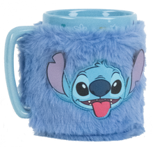 Lilo a Stitch hrnek s návlekem Stitch modrý