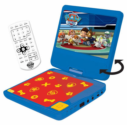 Lexibook přenosný DVD přehrávač 7" Tlapková Patrola