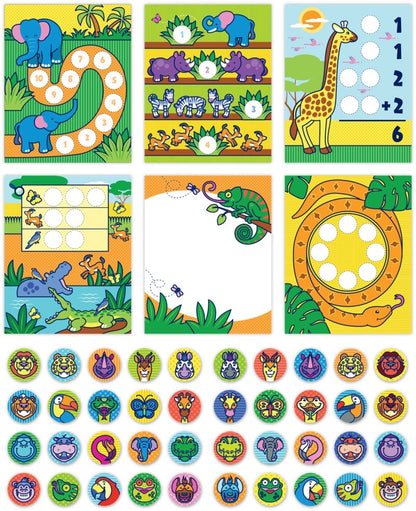 Melissa & Doug sticker wow samolepky tygr