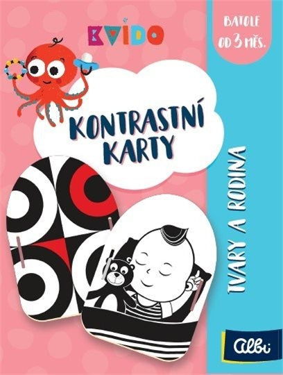 Kvído - kontrastní karty Zvířátka