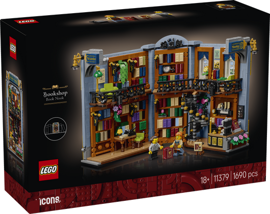 LEGO® Icons 11379 Knižní zarážka: Knihkupectví