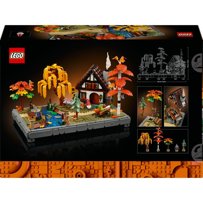 LEGO® Icons 11372 Chata a podzimní zahrada
