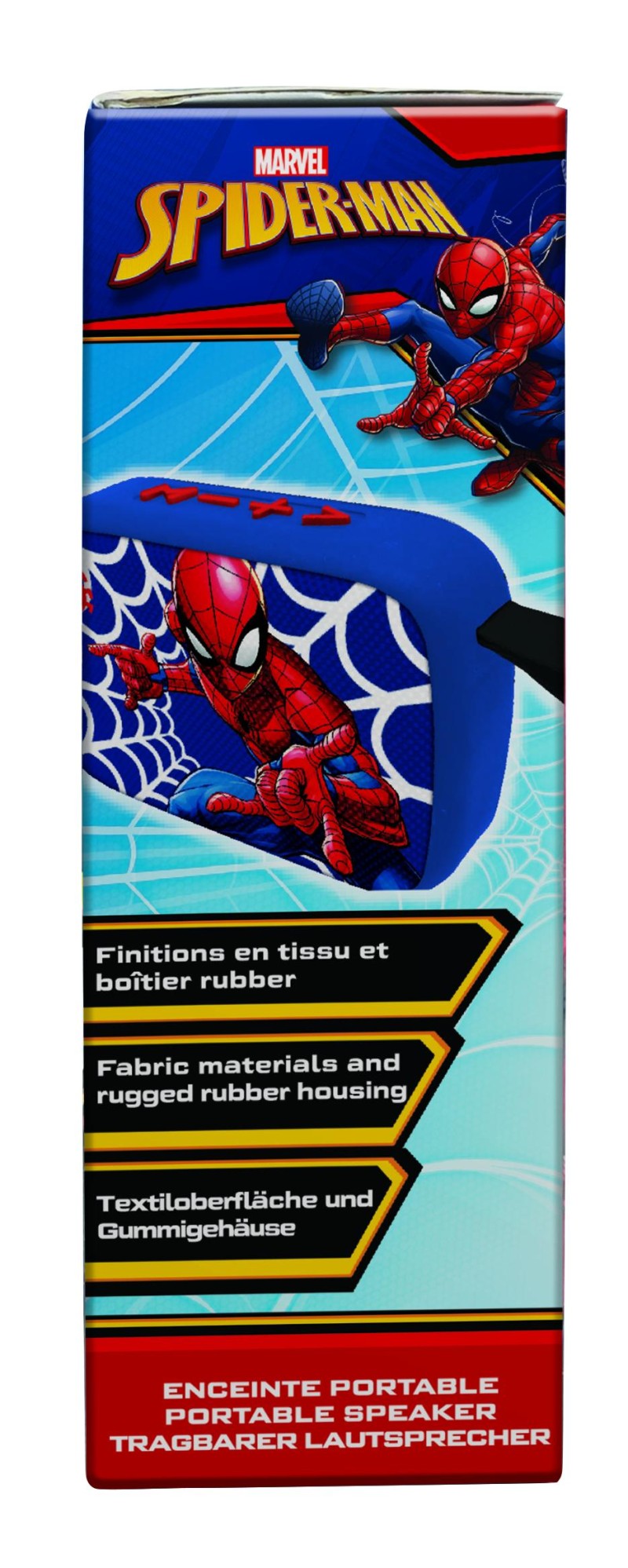 Lexibook reproduktor Spiderman s látkovým povrchem